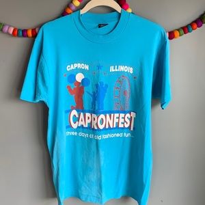 Vtg 91 Capronfest Screen Stars T